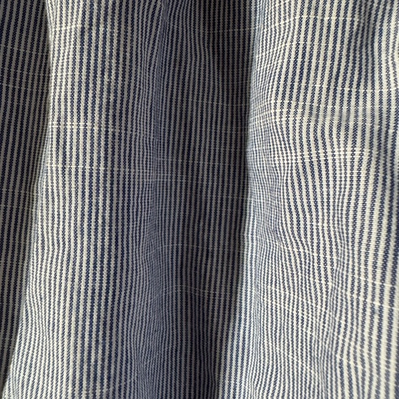 H. Bass & Co blue and white striped Women's Skirt - Picture 5 of 7